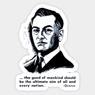 Manuel L. Quezon Sticker